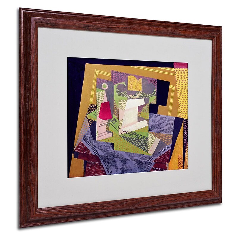 Trademark Fine Art 'Composition on a Table' 16" x 20" Wood Frame Art image 1