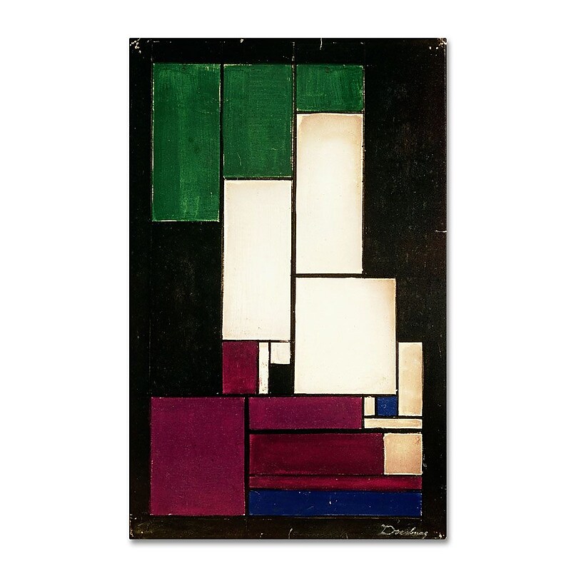 Trademark Fine Art 'Composition' 30" x 47" Canvas Art image 1