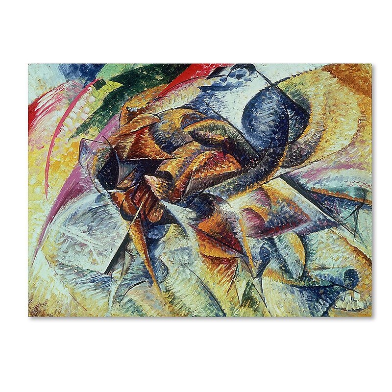 Trademark Fine Art 'Dynamism of a Cyclist' 35" x 47" Canvas Art image 1