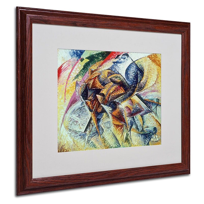 Trademark Fine Art 'Dynamism of a Cyclist' 16" x 20" Wood Frame Art image 1