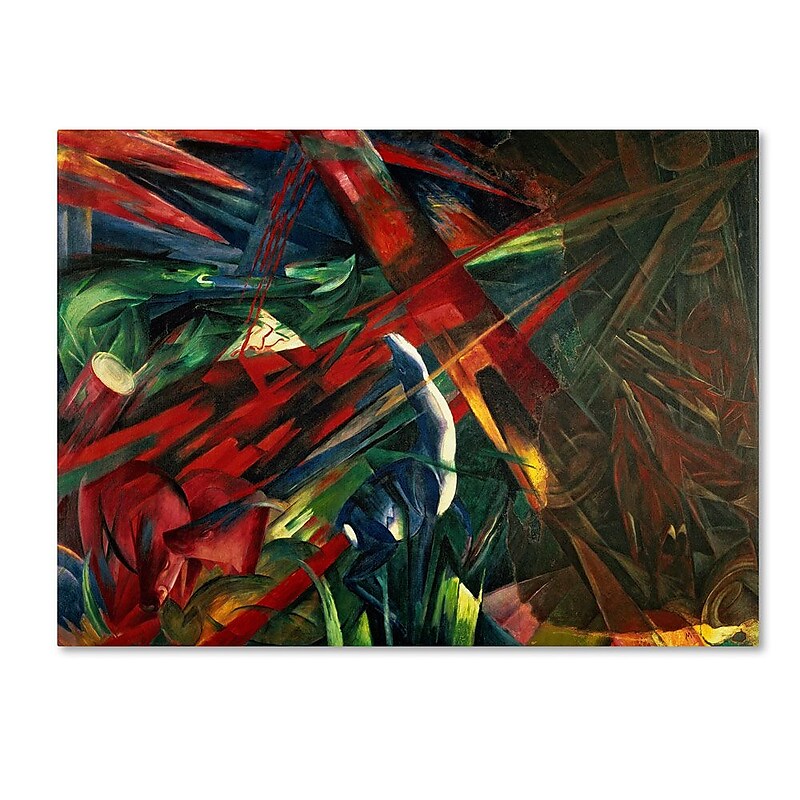Trademark Fine Art 'Fate of the Animals' 14" x 19" Canvas Art image 1