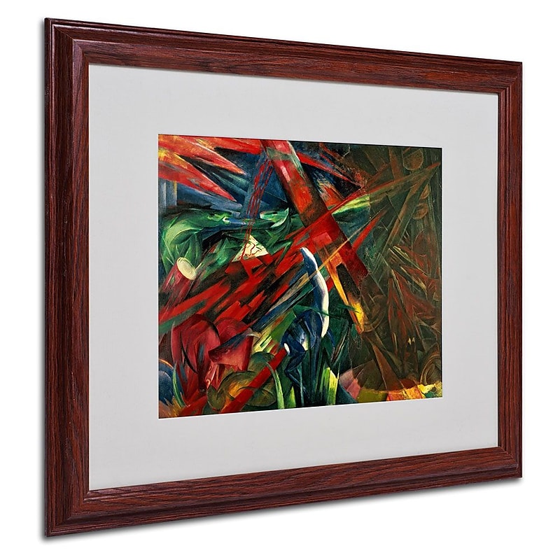 Trademark Fine Art 'Fate of the Animals' 16" x 20" Wood Frame Art image 1