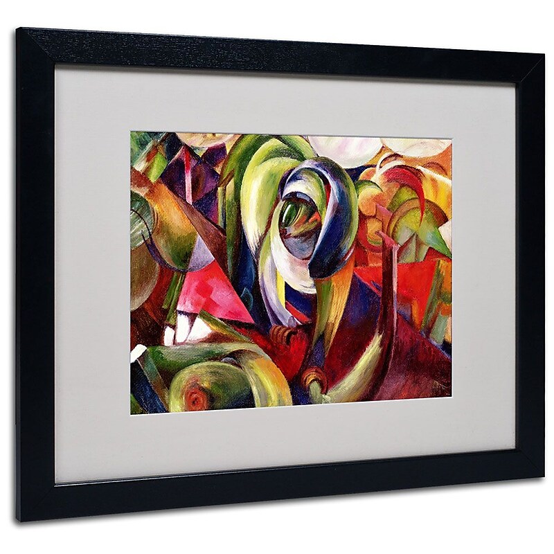 Trademark Fine Art 'Mandrill' 16" x 20" Black Frame Art image 1