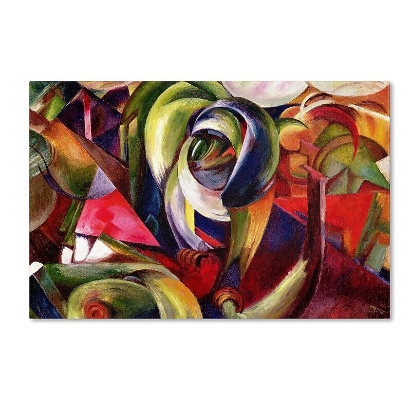 Trademark Fine Art 'Mandrill' 30" x 47" Canvas Art image 1