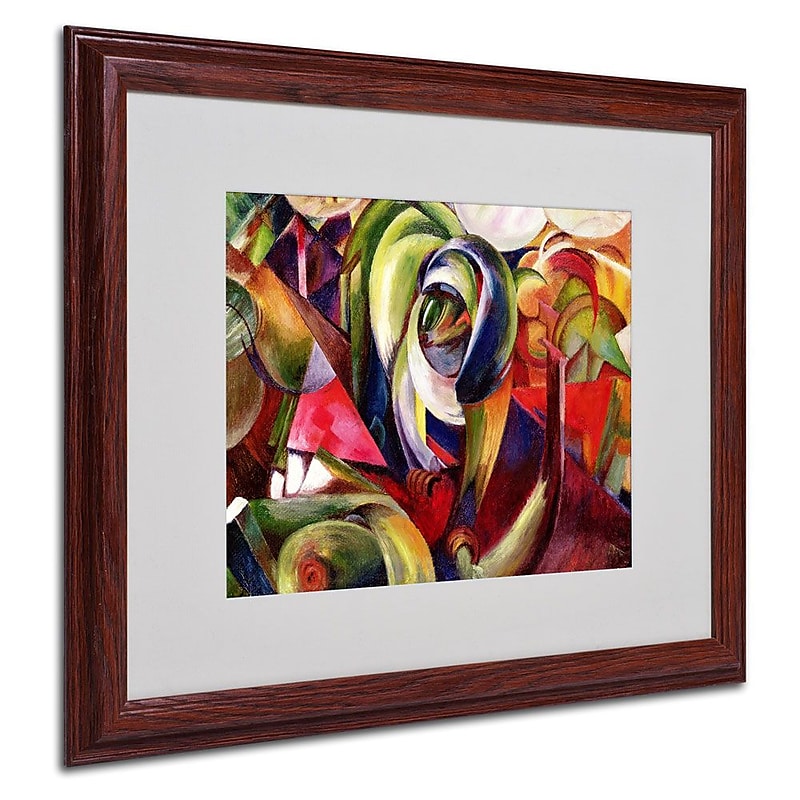 Trademark Fine Art 'Mandrill' 16" x 20" Wood Frame Art image 1