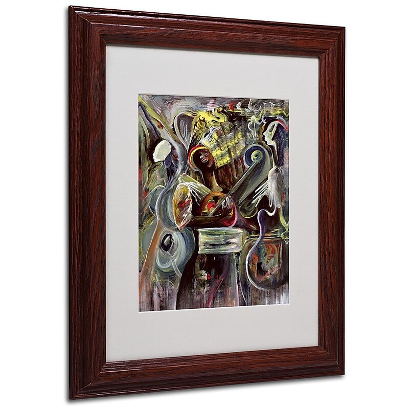 Trademark Fine Art 'Pearl Jam' 11" x 14" Wood Frame Art image 1