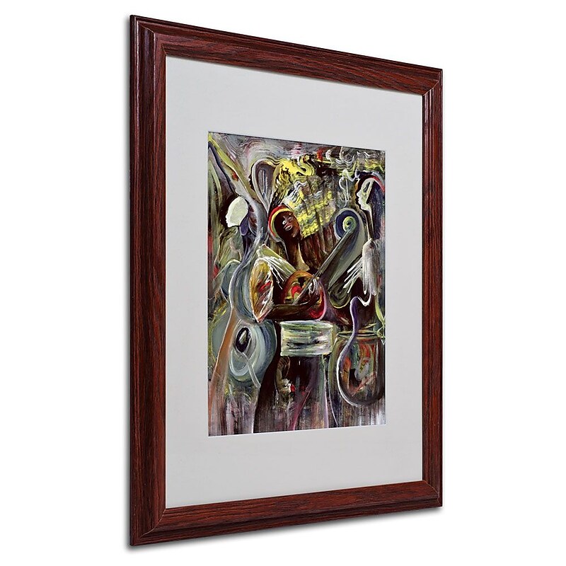 Trademark Fine Art 'Pearl Jam' 16" x 20" Wood Frame Art image 1