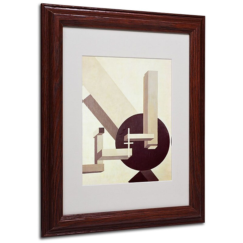 Trademark Fine Art 'Proun 10' 11" x 14" Wood Frame Art image 1