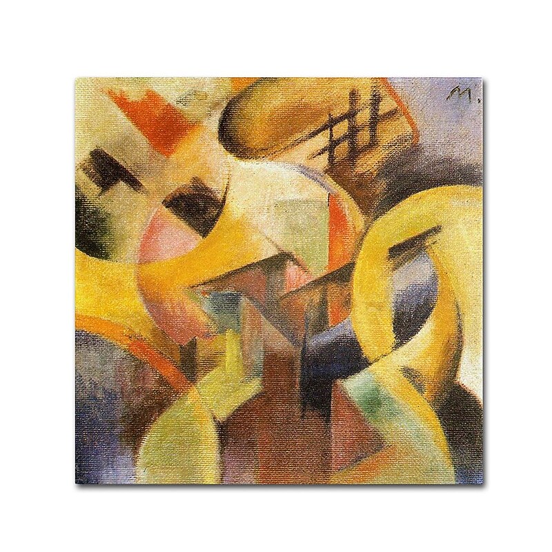 Trademark Fine Art 'Small Composition I' 35" x 35" Canvas Art image 1