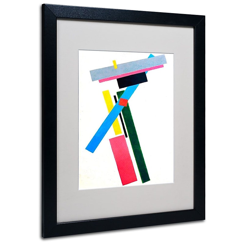 Trademark Fine Art 'Suprematism' 16" x 20" Black Frame Art image 1