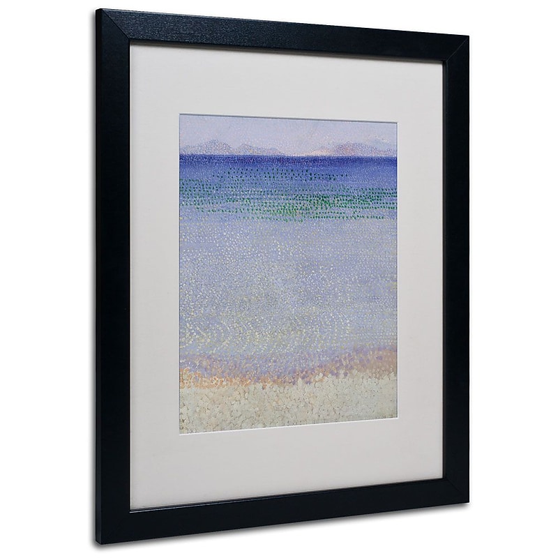 Trademark Fine Art 'The Iles d' 16" x 20" Black Frame Art image 1