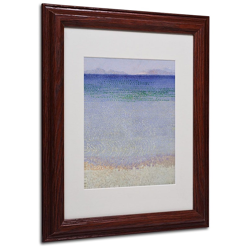 Trademark Fine Art 'The Iles d' 11" x 14" Wood Frame Art image 1
