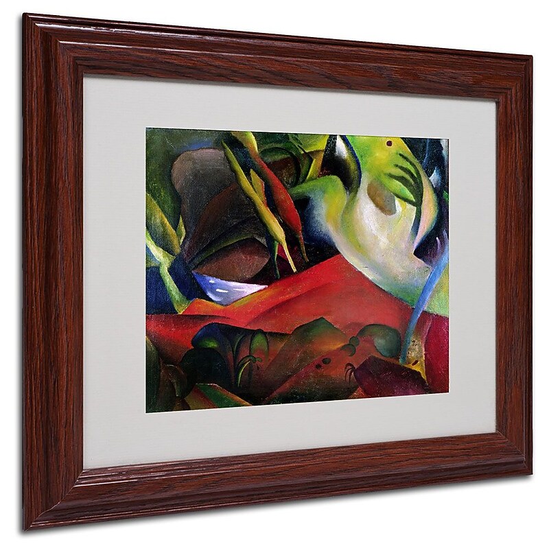 Trademark Fine Art 'The Storm' 11" x 14" Wood Frame Art image 1