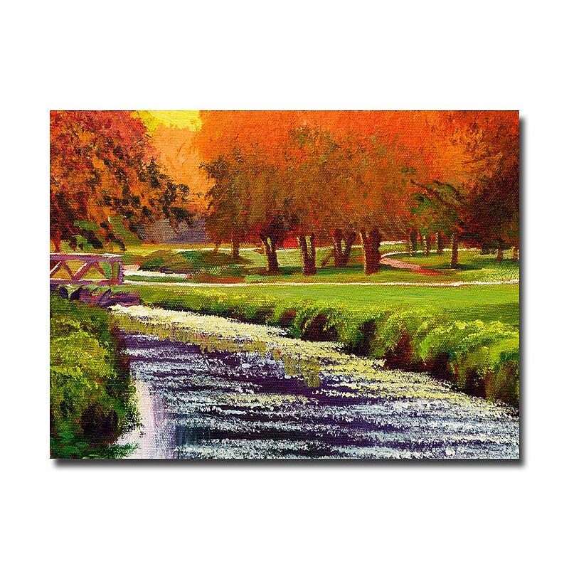 Trademark Fine Art 'Twilight Golf II' 35" x 47" Canvas Art image 1