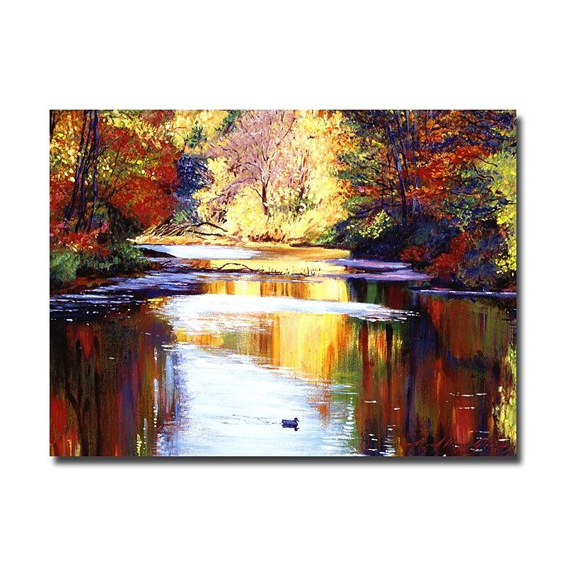 Trademark Fine Art 'Reflections of August' 24" x 32" Canvas Art image 1