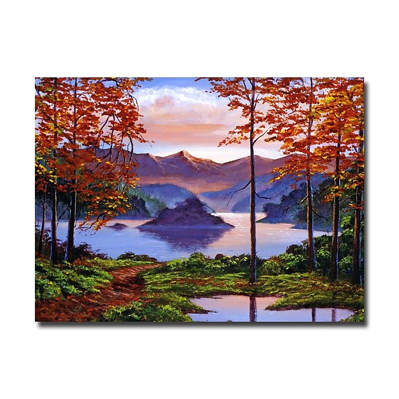 Trademark Fine Art 'Sunset Reverie' 24" x 32" Canvas Art image 1