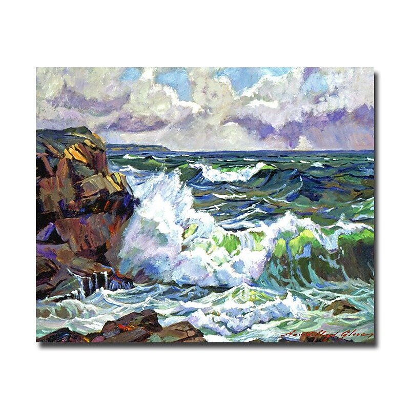 Trademark Fine Art 'Ice River Sunrise' 24" x 32" Canvas Art image 1