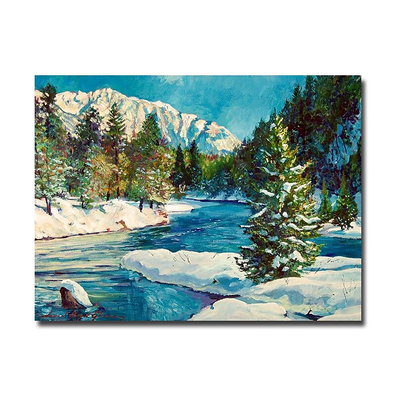 Trademark Fine Art 'Colorado Pines' 24" x 32" Canvas Art image 1