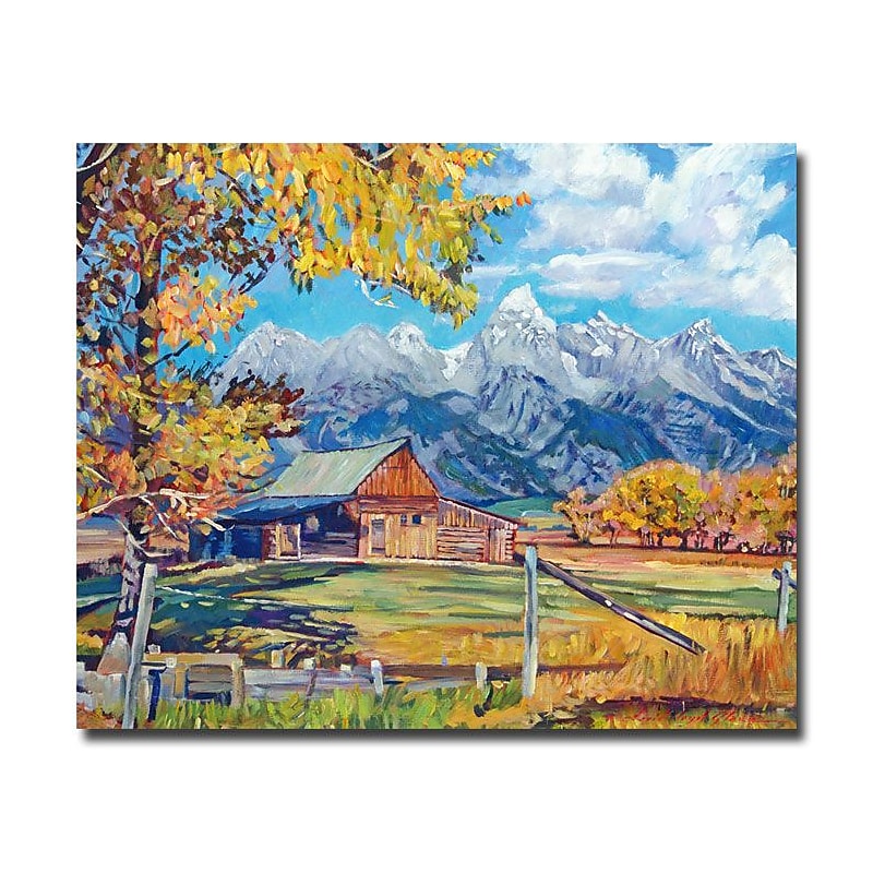 Trademark Fine Art 'Moulton' 35" x 47" Canvas Art image 1