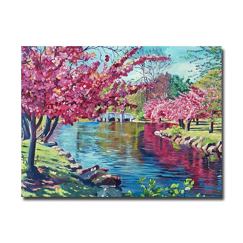 Trademark Fine Art 'Spring Soliloquy' 18" x 24" Canvas Art image 1