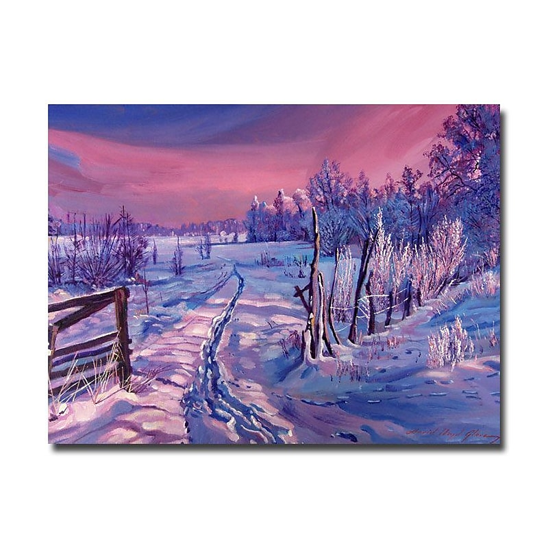 Trademark Fine Art 'The Road Home' 18" x 24" Canvas Art image 1