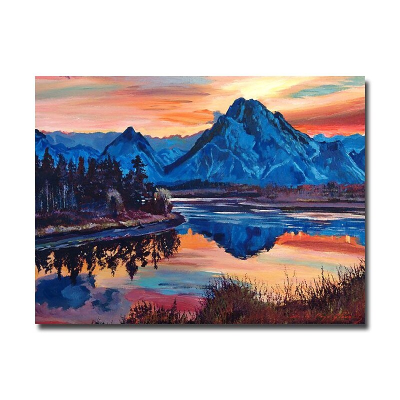 Trademark Fine Art 'Mountain Serenade' 18" x 24" Canvas Art image 1