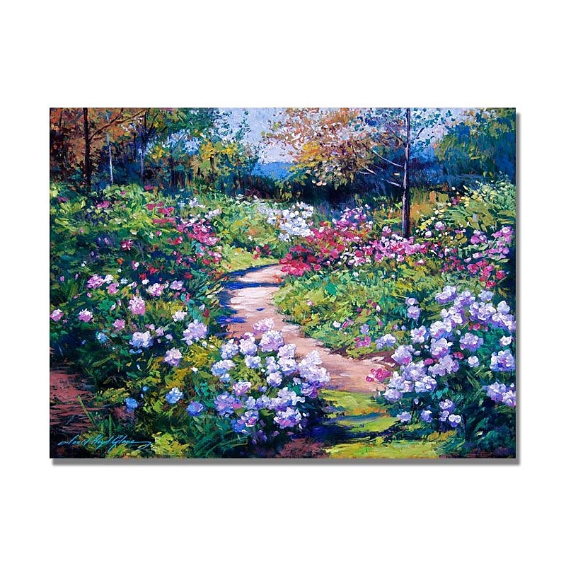 Trademark Fine Art 'Natures Garden' 24" x 32" Canvas Art image 1