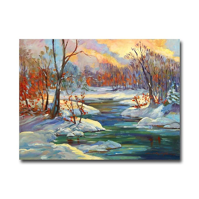 Trademark Fine Art 'Aproaching Winter' 18" x 24" Canvas Art image 1