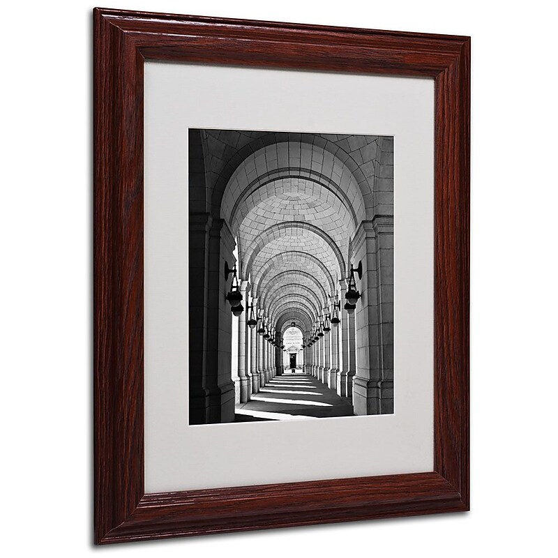 Trademark Fine Art 'Union Station III' 11" x 14" Wood Frame Art image 1