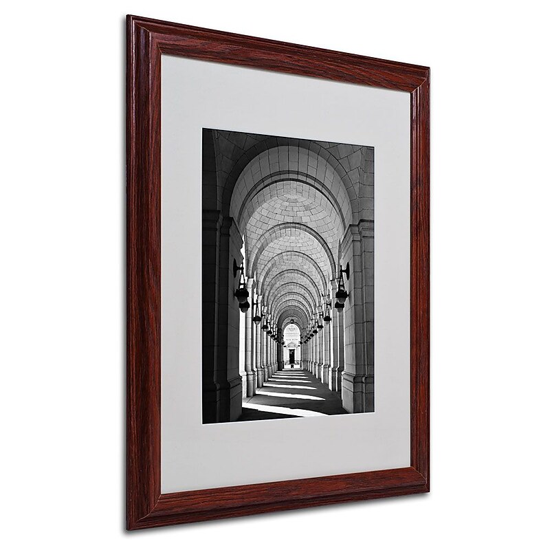 Trademark Fine Art 'Union Station III' 16" x 20" Wood Frame Art image 1
