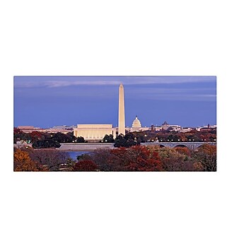Trademark Fine Art 'Big Three' 10" x 19" Canvas Art