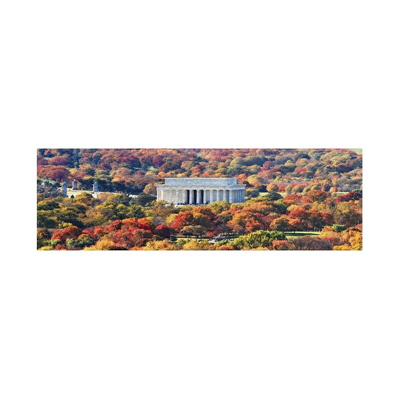 Trademark Fine Art 'Lincoln Memorial' 18" x 47" Canvas Art image 1