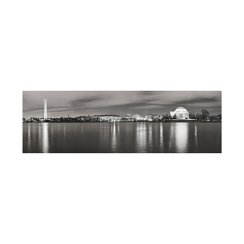 Trademark Fine Art 'Tidal Basin Night' 18" x 24" Canvas Art image 1