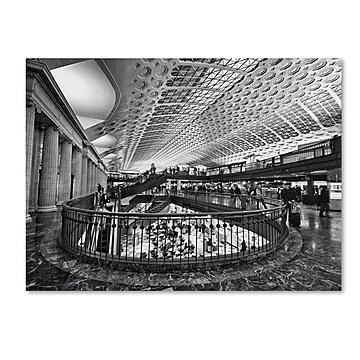 Trademark Fine Art 'Union Station Shops Interior' 18" x 24" Canvas Art