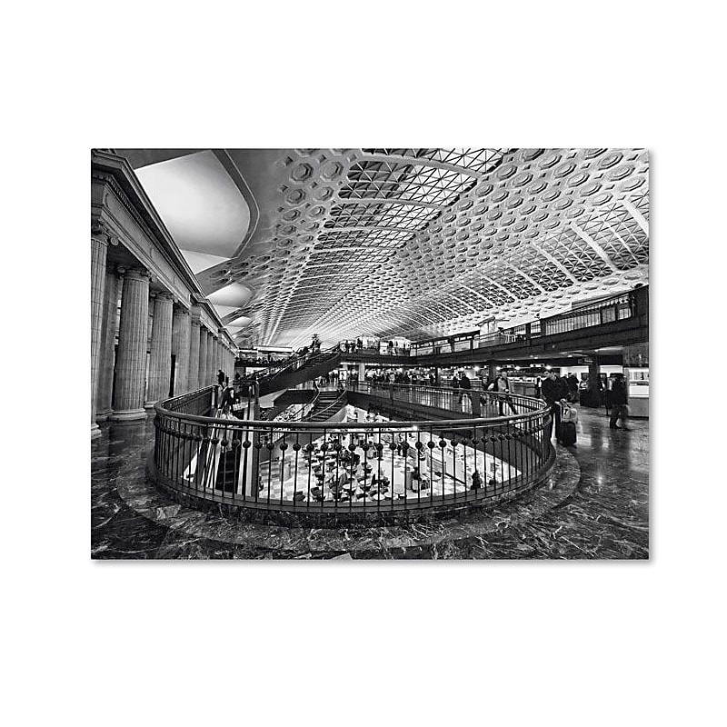 Trademark Fine Art 'Union Station Shops Interior' 24" x 32" Canvas Art image 1
