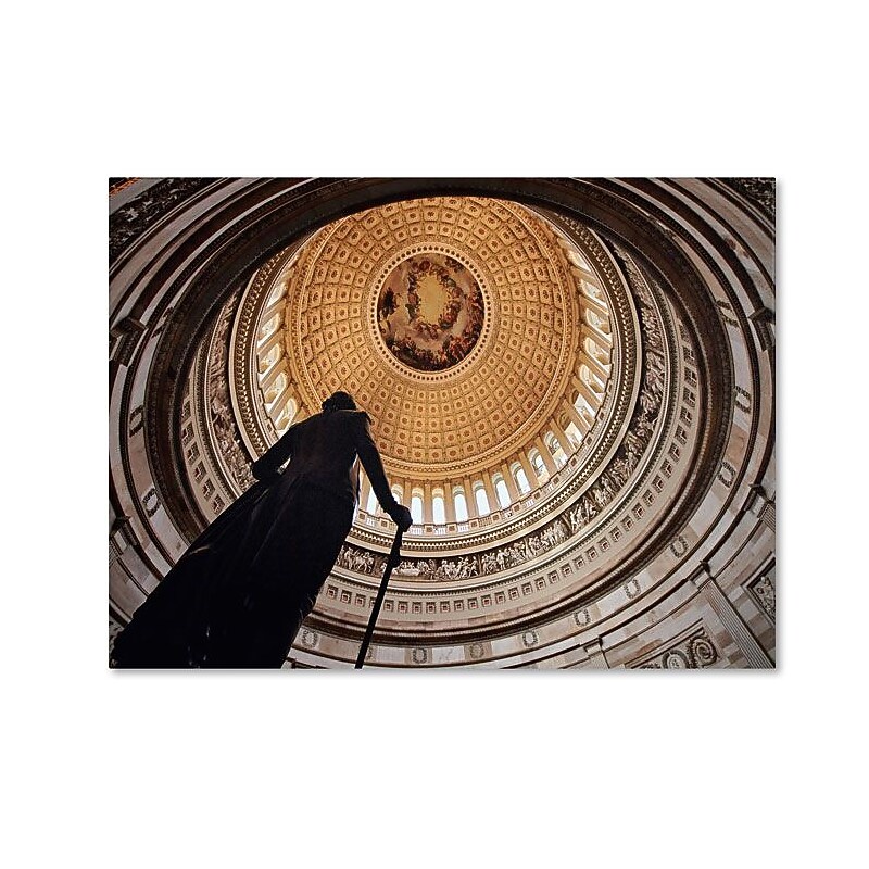 Trademark Fine Art 'US Capitol Rotunda' 16" x 24" Canvas Art image 1