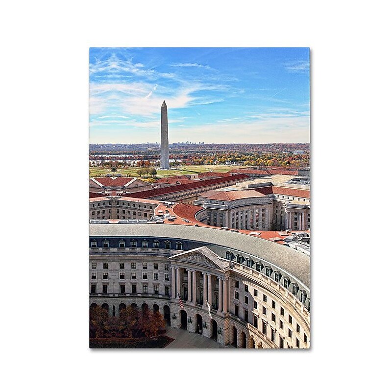 Trademark Fine Art 'Washington DC' 24" x 32" Canvas Art image 1