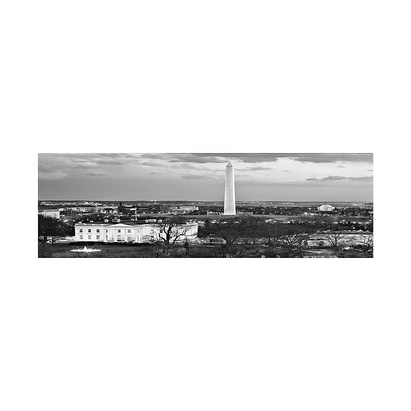 Trademark Fine Art 'White House' 14" x 24" Canvas Art image 1