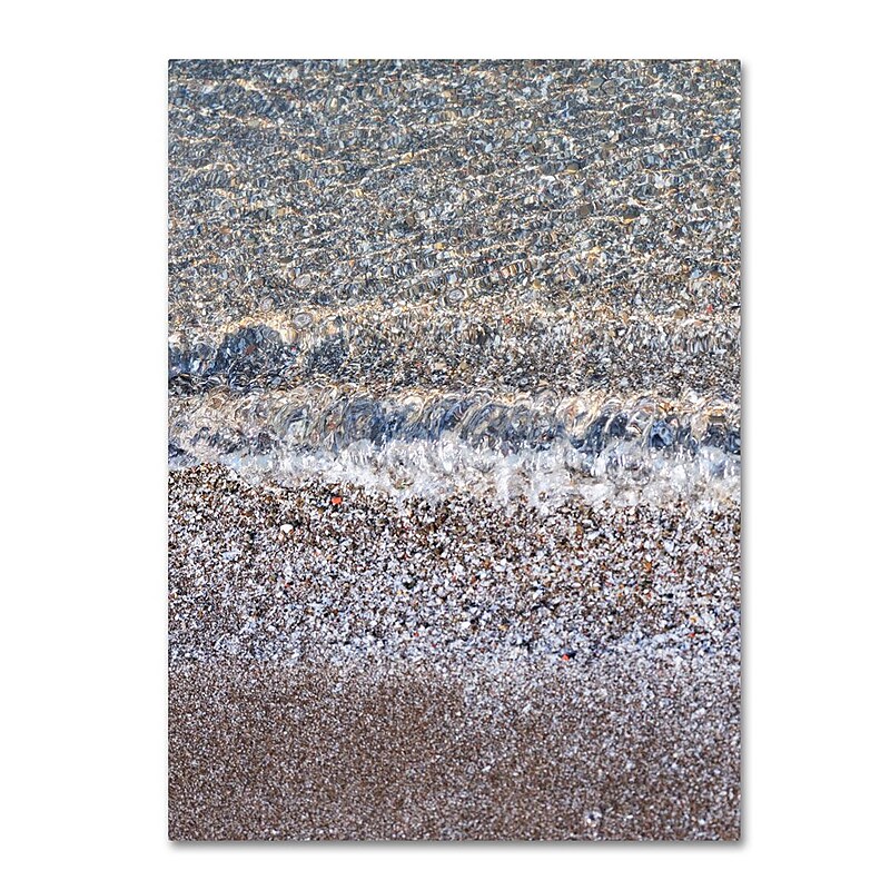 Trademark Fine Art 'Lakeshore Abstract 2' 22" x 32" Canvas Art image 1