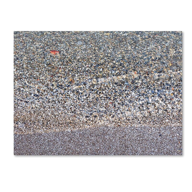 Trademark Fine Art 'Lakeshore Abstract' 22" x 32" Canvas Art image 1