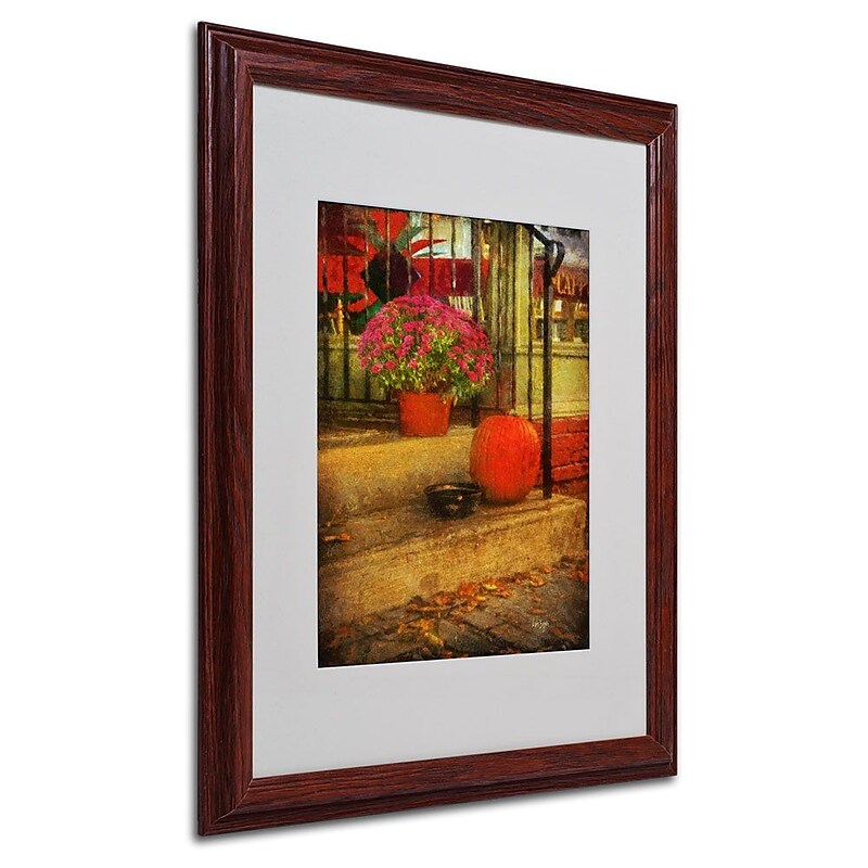 Trademark Fine Art 'Pets Welcome' 16" x 20" Wood Frame Art image 1