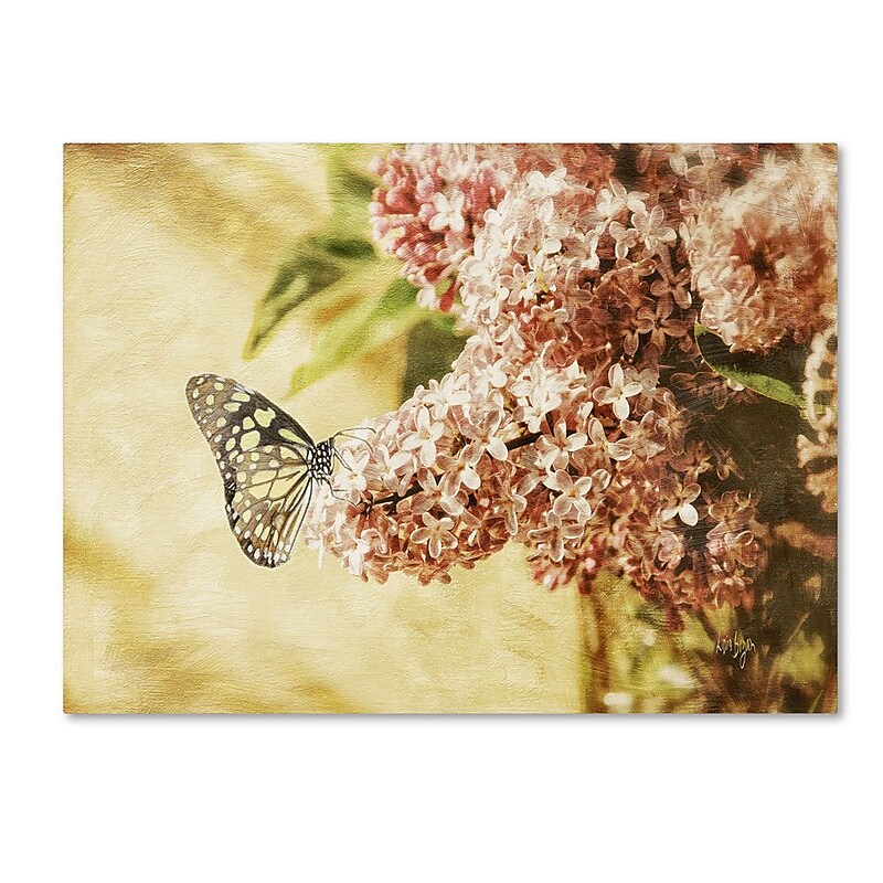 Trademark Fine Art 'Sweet Lilacs' 22" x 32" Canvas Art image 1