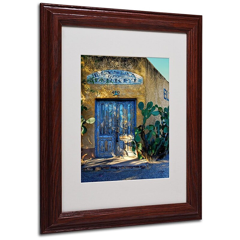 Trademark Fine Art 'Elysian Grove Market' 11" x 14" Wood Frame Art image 1
