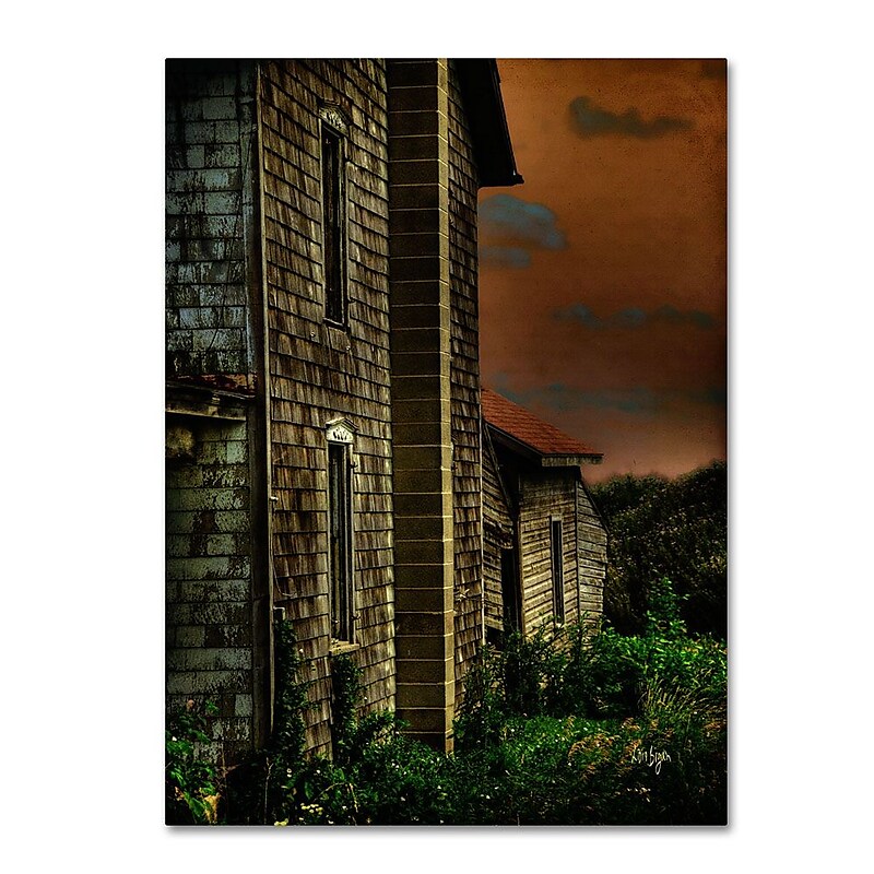 Trademark Fine Art 'Old Farmhouse' 22" x 32" Canvas Art image 1