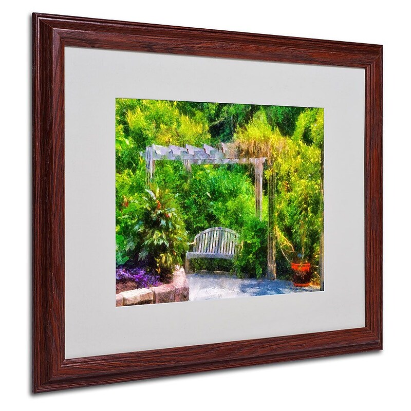 Trademark Fine Art 'Restful Retreat' 16" x 20" Wood Frame Art image 1