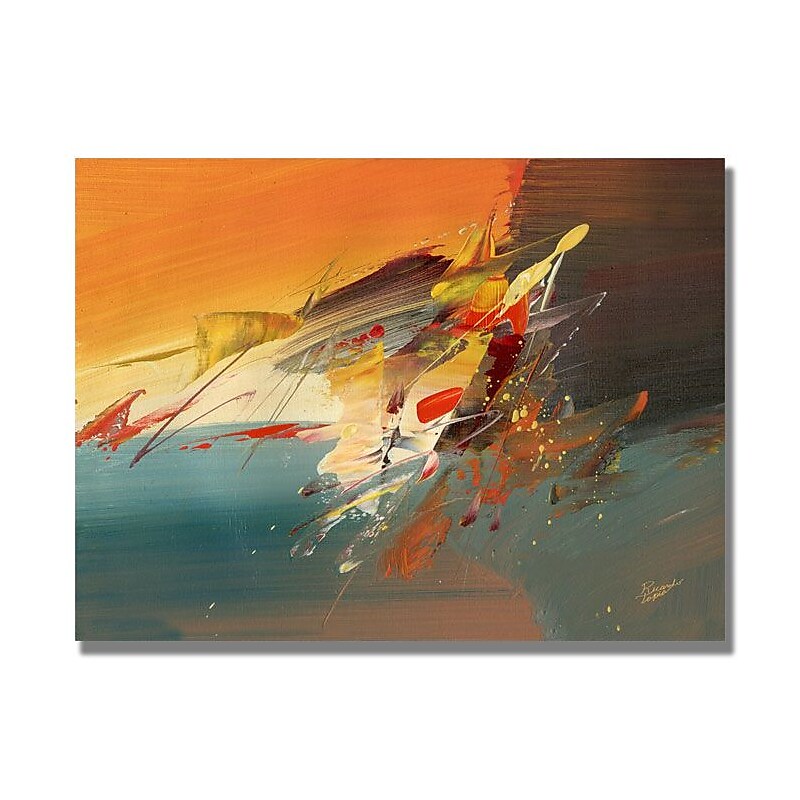 Trademark Fine Art 'Onward II' 35" x 47" Canvas Art image 1