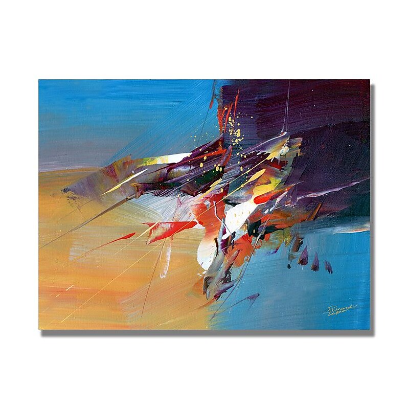 Trademark Fine Art 'New World I' 24" x 32" Canvas Art image 1