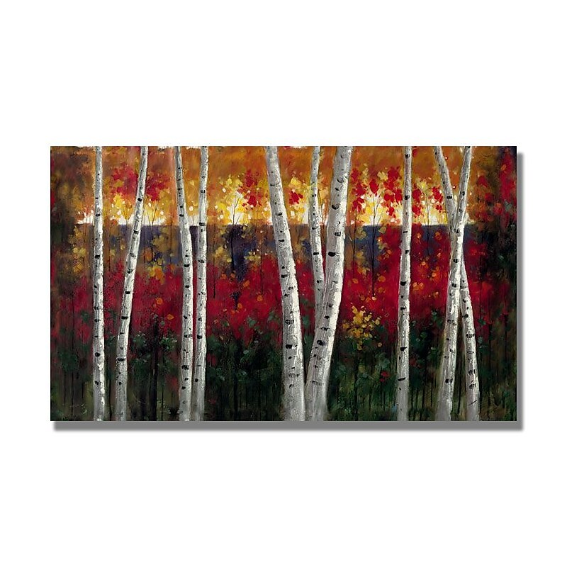 Trademark Fine Art 'Autumn' 14" x 24" Canvas Art image 1