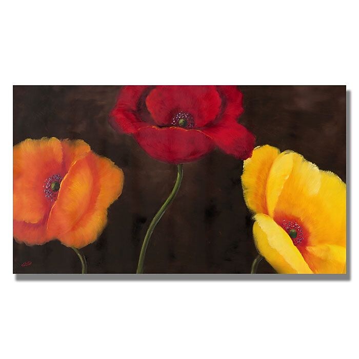 Trademark Fine Art 'Orange Red and Yellow' 24