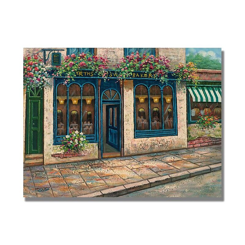 Trademark Fine Art 'Bakery' 35" x 47" Canvas Art image 1